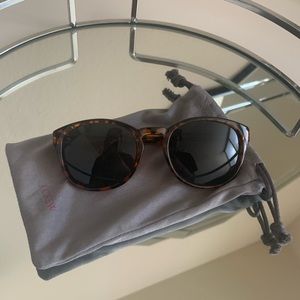 J. Crew Black and Brown Tortoise Sunglasses